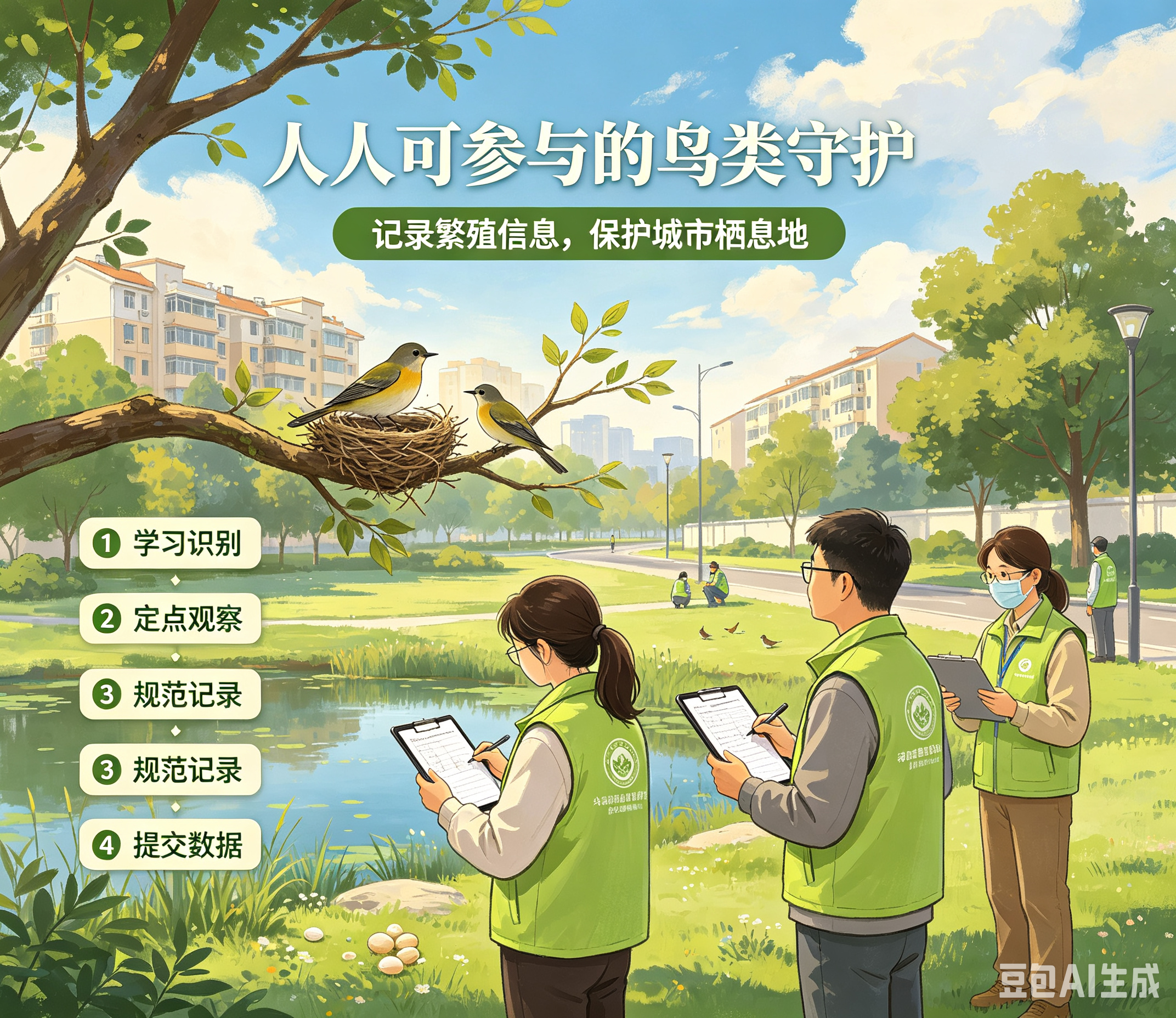 CBBS城市繁殖鸟类调查：人人可参与的城市鸟类守护计划